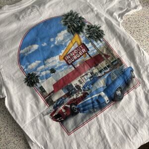 IN N OUT BURGERS 2000 Millennium White T Shirt Small California